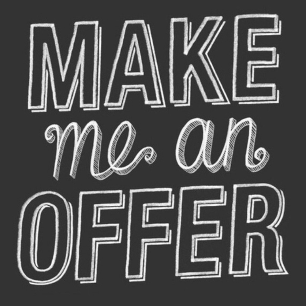All reasonable offers accepted!